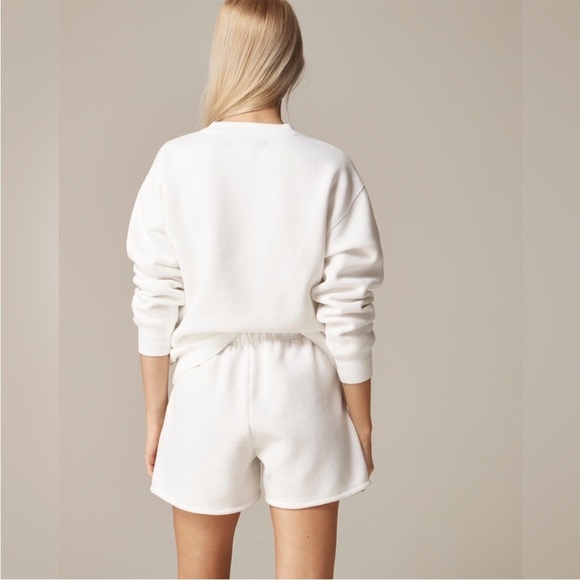 J. Crew White Athletic Shorts for Active Comfort - Picture 5 of 6